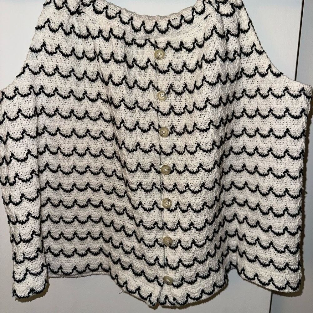 Madewell Texture & Thread Button-Front Swing Tank… - image 2